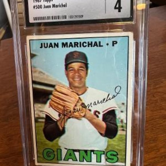 1967 TOPPS #500 JUAN MARICHAL CSG 4 - Picture 1 of 4